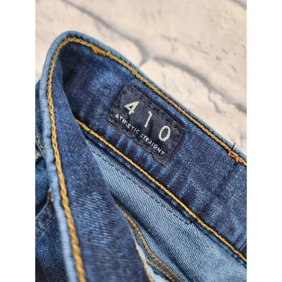 Lucky Brand MENS SIZE 40X30 Jeans Dark Blue 410 Athletic Straight Denim Stretch - Picture 8 of 15